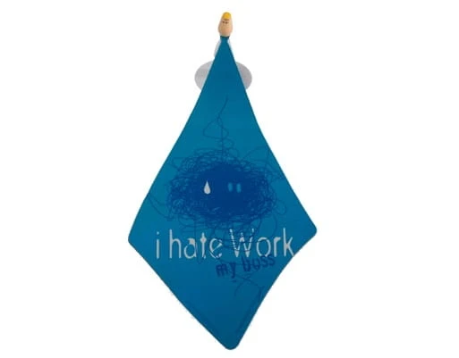 PODKŁADKA POD MYSZKĘ KRAWAT I HATE WORK LUDZIK NIEBIESKI