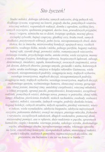 KARNET OKOLICZNOŚCIOWY KOPERTĄ URODZINY POCZTÓWKA URODZINOWA 2