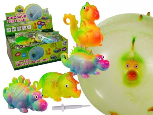 PIŁKA-BALON DINOZAURY BAŃKA JOJO BALON PIŁKA DMUCHANY 2