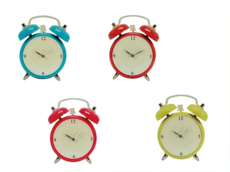 ZEGAR BUDZIK SZKLANY ŚCIENNY TRADYCYJNY RETRO ŚCIANĘ 2