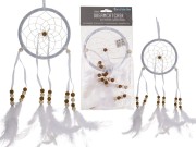 ŁAPACZ SNÓW dreamcatcher BIAŁE PIÓRA DEKORACJA 2.jpg