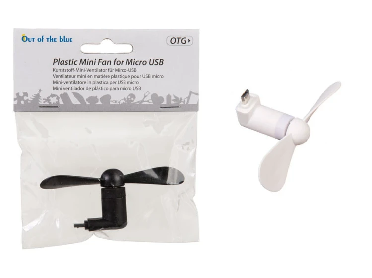 MINI WIATRACZEK MICRO USB WENTYLATOR TELEFONU 2