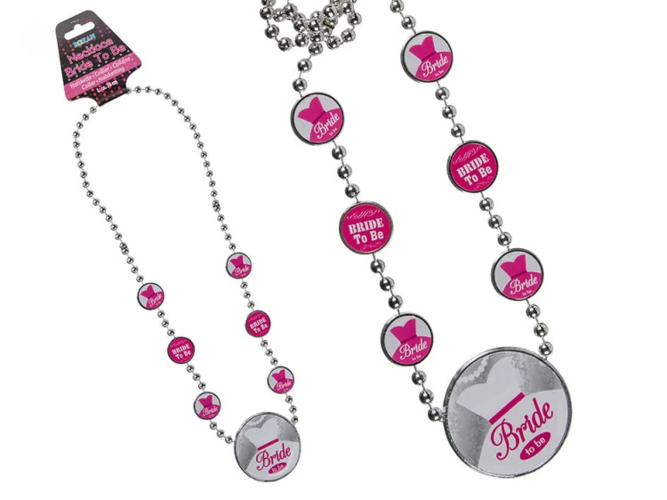 NASZYJNIK NA WIECZÓR PANIEŃSKI BRIDE TO BE STRÓJ