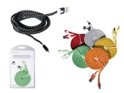 KABEL USB DO IPHONE 5, 5S, 6,6 PLUS 6+ 2M PLECIONY 2