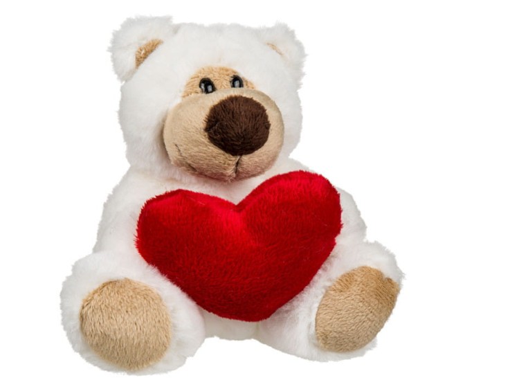 MIŚ Z SERDUSZKIEM 15 CM PLUSZAK MASKOTKA PLUSZOWY
