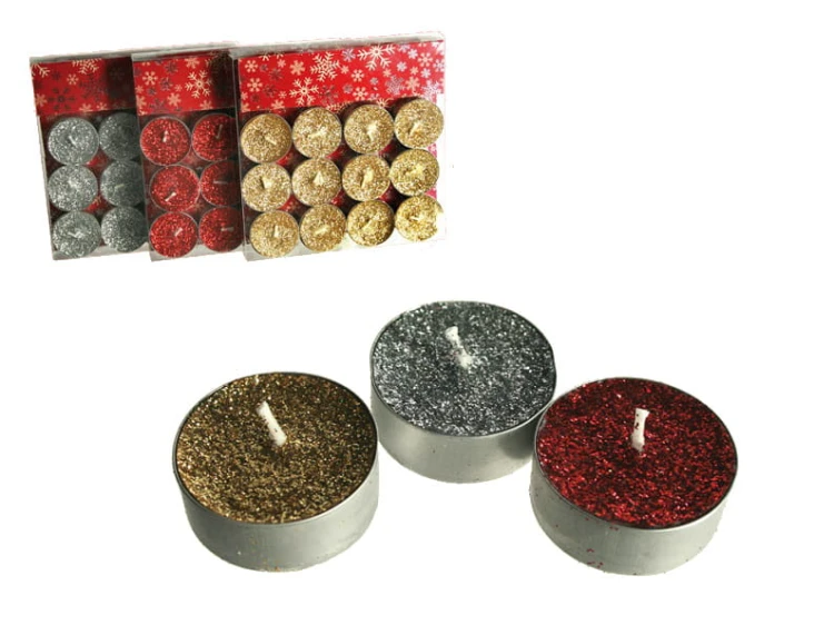TEALIGHT BROKAT ZESTAW 12 ŚWIECZEK PODGRZEWACZ 2