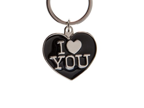 BRELOK Z SERDUSZKIEM BRELOCZEK I LOVE YOU SERCE 1