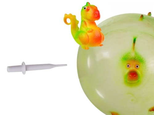 PIŁKA-BALON DINOZAURY BAŃKA JOJO BALON PIŁKA DMUCHANY 1