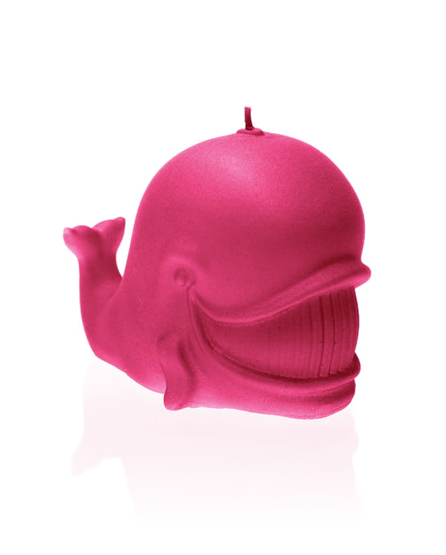ŚWIECA WIELORYB RÓŻ PERŁOWY ŚWIECZKA 3D XL 1