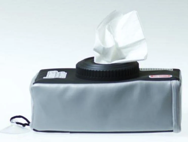 ETUI NA CHUSTECZKI FOTOGRAFA CZARNE APARAT PUDEŁKO 2