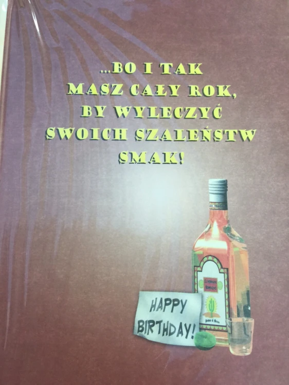 KARNET POCZTÓWKA URODZINOWA KOPERTĄ 18 URODZINY 5 2