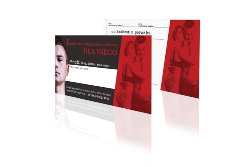 EROTYCZNA KSIĄŻECZKA CZEKOWA - DLA NIEGO MĘŻCZYZNY 2