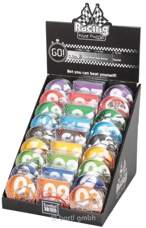 EUREKA RACING WIRE PUZZLE ŁAMIGŁÓWKA METALOWA GRA 2