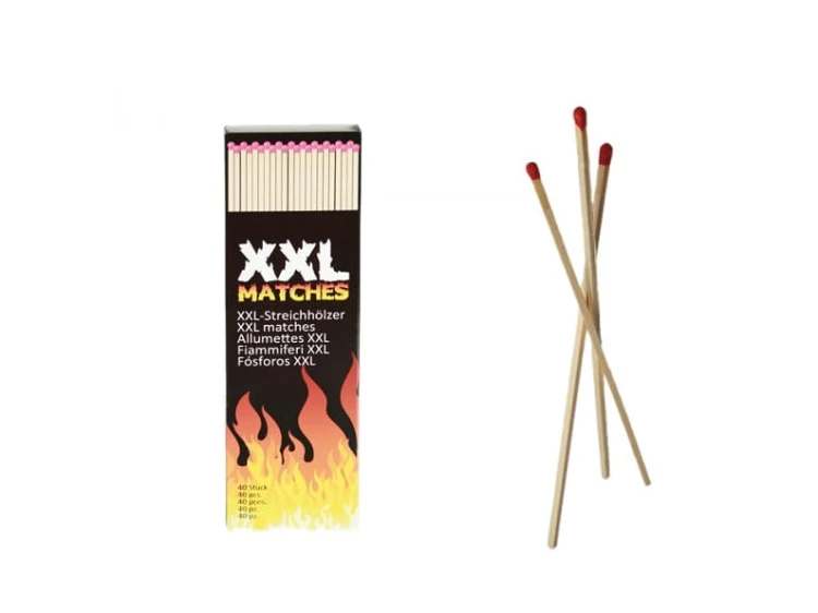 ZAPAŁKI XXL DŁUGIE 20 CM DUŻE XL 40 SZT ZNICZY 1