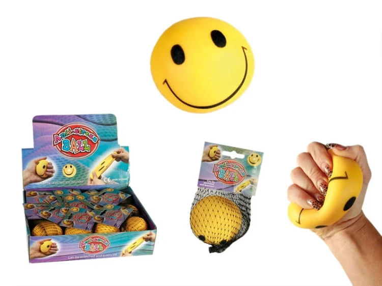 PIŁKA BUŹKA GNIOTEK ANTYSTRESOWY EMOJI EMOTIKONA 2