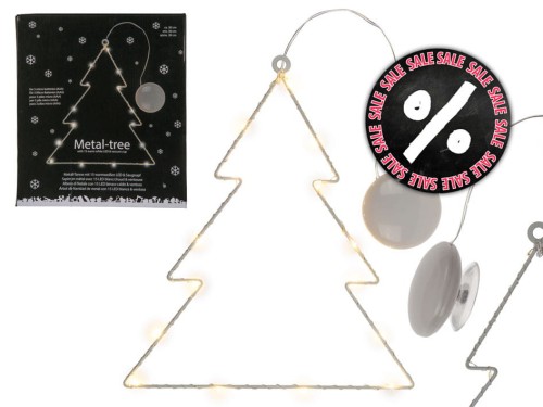 CHOINKA Z METALU LED OKNO OZDOBA ŚWIĄTECZNA LAMPKI .jpg