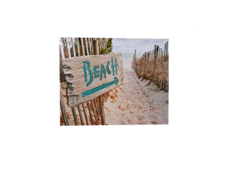 ZDJĘCIE NA PŁÓTNIE 50 X 40 CM PLAŻA MORZE OBRAZ 1