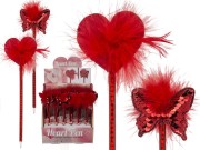 Długopis Z Cekinami Czerwony Z Sercem Motylkiem 2.jpg