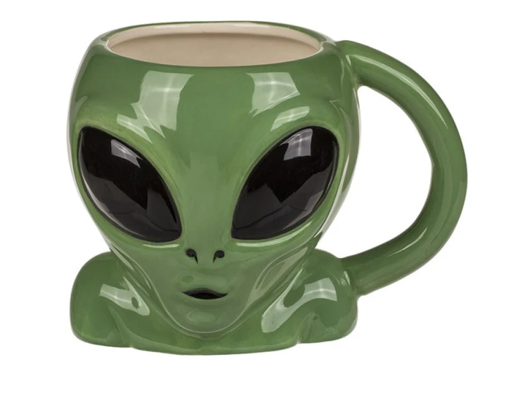 KUBEK ALIEN OBCY UFO UFOLUDEK GŁOWA KOSMITA ZIELEŃ 1.jpg