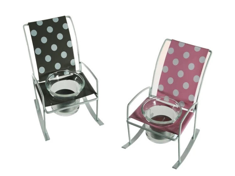 ŚWIECZNIK LEŻAK TEALIGHT ŚWIECZKĘ GROSZKI KRZESŁO 2