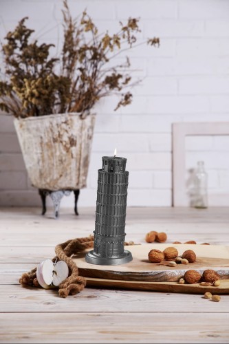 ŚWIECA Krzywa Wieża w Pizie XXL - stalowy ŚWIECZKA 2.jpg