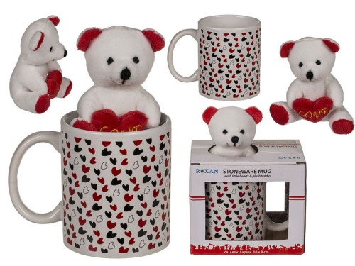 KUBEK w serduszka z pluszowym MISIEM MIŁOSNY LOVE 2.jpg