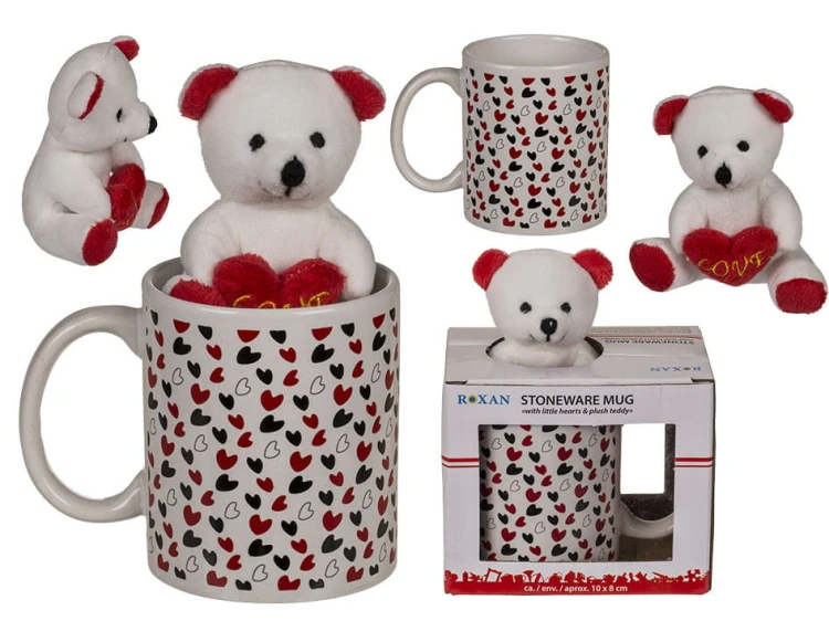 KUBEK w serduszka z pluszowym MISIEM MIŁOSNY LOVE 2.jpg