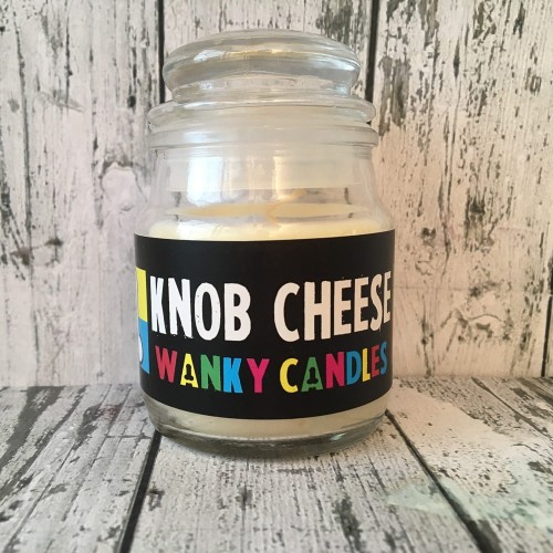 Pachnąca ŚWIECZKA w słoiczku Wanky Candles Knob Cheese 2.jpg