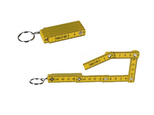 BRELOK SKŁADANA MIARKA BRELOCZEK MINI CENTYMETR 1