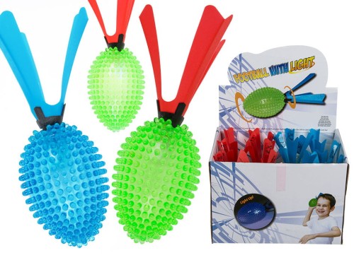 PIŁKA Z LED ŚWIECĄCA GUMOWA PIŁECZKA ŚWIATEŁKIEM 2
