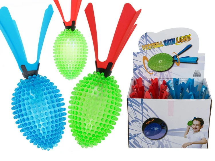 PIŁKA Z LED ŚWIECĄCA GUMOWA PIŁECZKA ŚWIATEŁKIEM 2