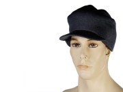 ZIMOWA CZAPKA Z DASZKIEM CIEPŁA NA ZIMĘ BIAŁA CZARNA 1