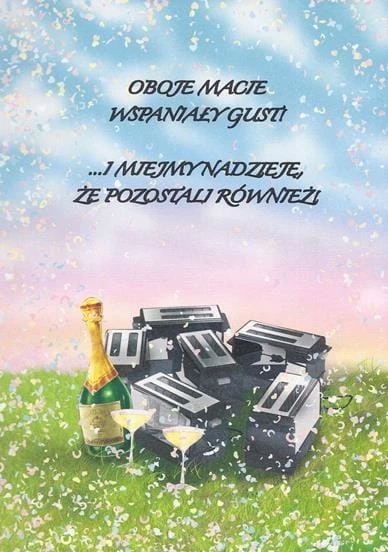 KARNET POCZTÓWKA Z KOPERTĄ ŚLUB WESELE SAMOCHÓD 2