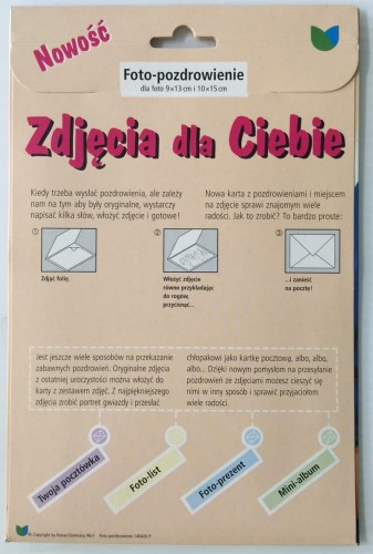 FOTO POZDROWIENIE - 3 SZTUKI (10X15) POCZTÓWKA DIY 2