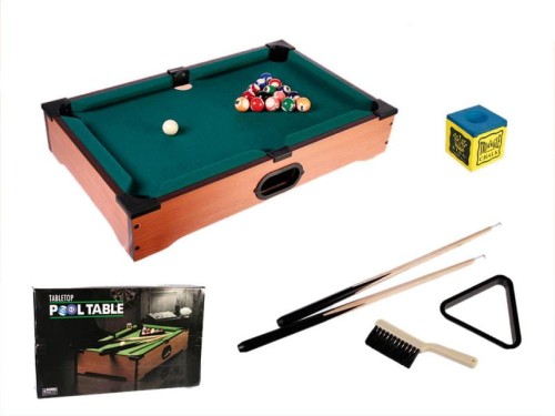 BILARD MINI WERSJA ZESTAW DO GRY STÓŁ DO BILARDA
