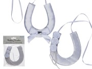 PODKOWA ŚLUBNA DEKORACJA WESELE ZAWIESZKA BIAŁA 2