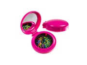 SZCZOTKA DO WŁOSÓW Z LUSTERKIEM SKŁADANA TOREBKI 1