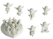 ANIOŁEK Z PEREŁKĄ FIGURKA ANIOŁKA OZDOBA PERŁA 2