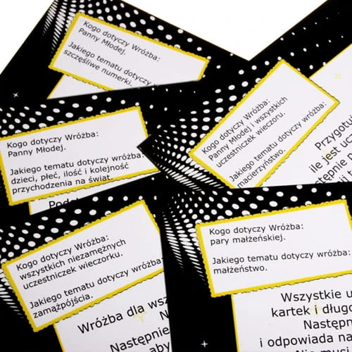 GRA - WRÓŻBY PANIEŃSKIE WIECZÓR PANIEŃSKI ZADANIA 3