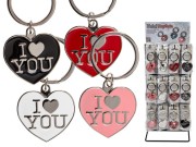 BRELOK Z SERDUSZKIEM BRELOCZEK I LOVE YOU SERCE 2