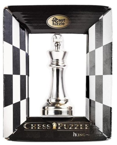 CAST CHESS KING METALOWA ŁAMIGŁÓWKA GRA LOGICZNA 1