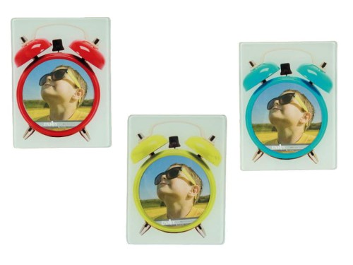 RAMKA BUDZIK NA ZDJĘCIE SZKLANA ZEGAR KLASYCZNY 2