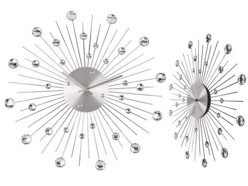 ZEGAR CRISTAL DUŻY SŁONECZKO SŁOŃCE KRYSZTAŁ METALOWY 2.jpg