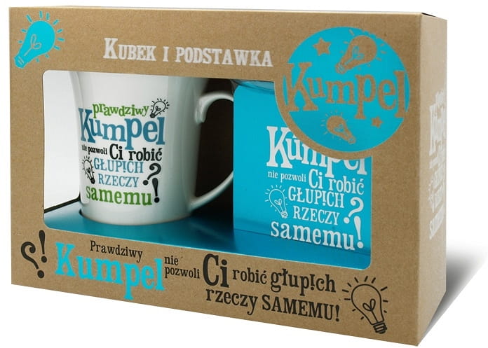 KUBEK Z PODSTAWKĄ Prawdziwy kumpel KOLEGI PREZENT .jpg