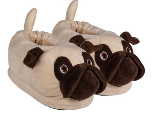 Kapcie mops rozm 31-36 dla dzieci PLUSZOWE PIESEK 1.jpg