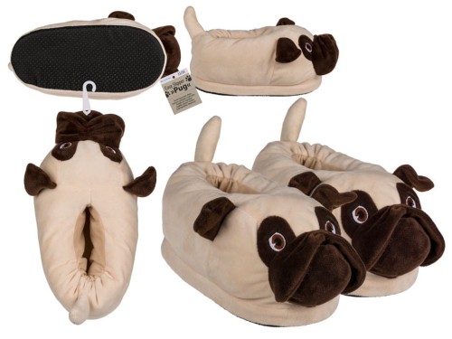 Kapcie mops rozm 31-36 dla dzieci PLUSZOWE PIESEK 2.jpg