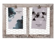 RAMKA DREWNIANA na 2 zdjęcia metalowa siatka KLIPS 1.jpg