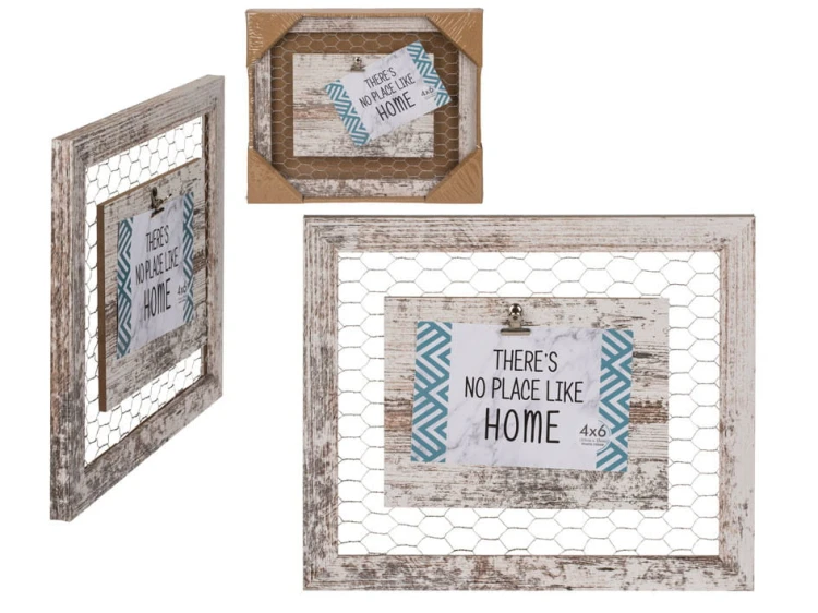 RAMKA DREWNIANA na 1 zdjęcie metalowa siatka KLIPS 2.jpg