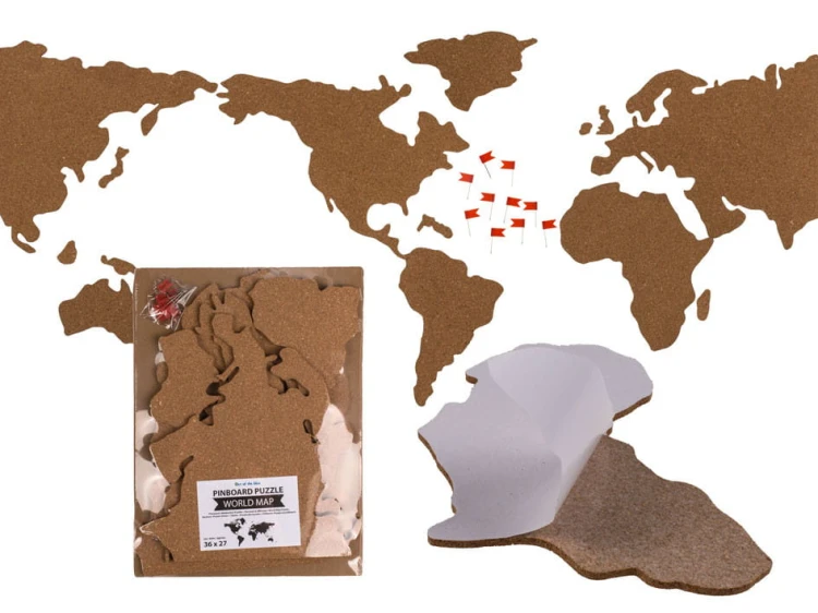 TABLICA MEMO puzzle mapa świata korkowa NAKLEJKI .jpg