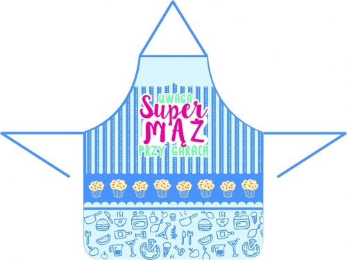 FARTUCH + RĘKAWICA Uwaga Super mąż przy garach 1.jpg